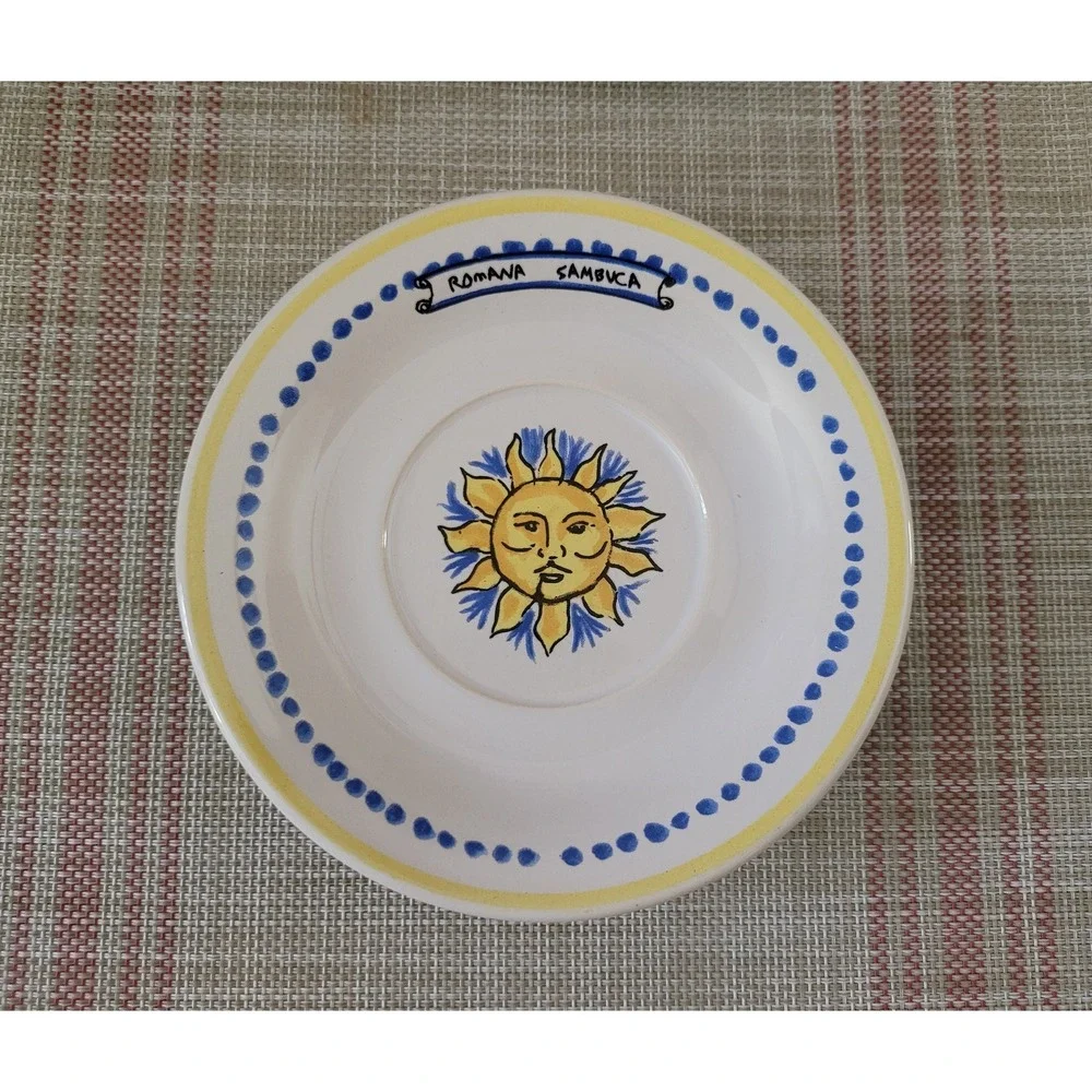Espresso Plates Sun Pattern Canape Plates‎ by Romana Sambuca Small Plate 5 Set